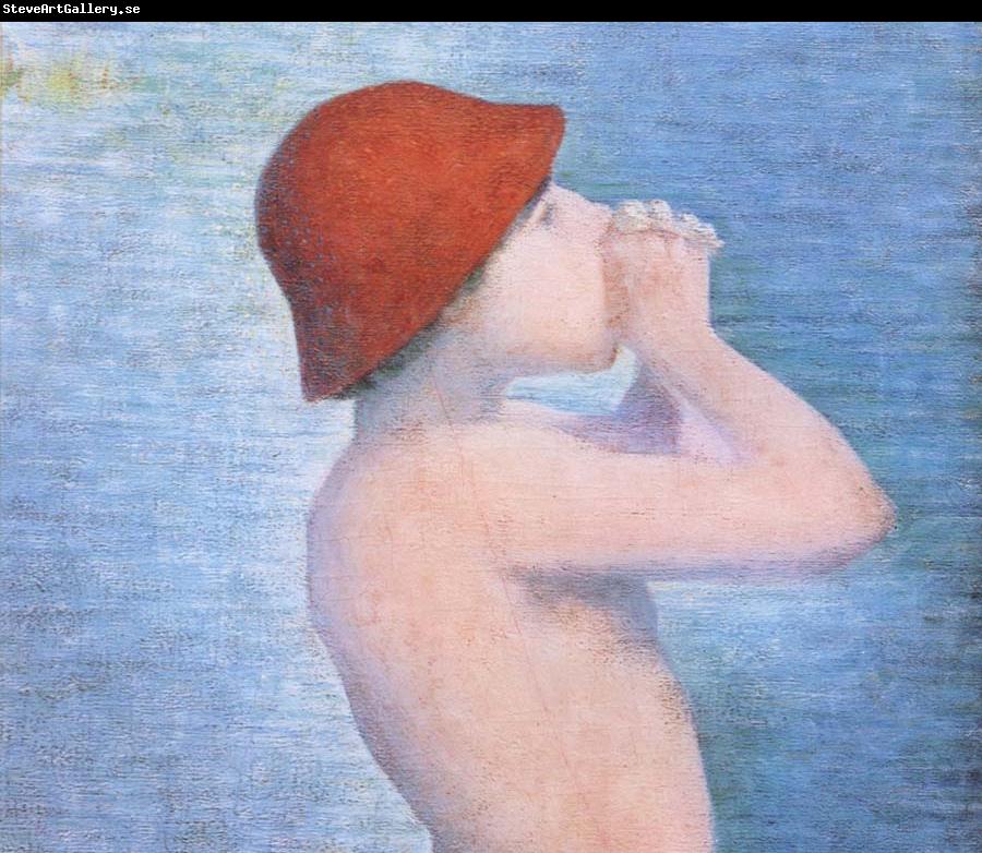 Georges Seurat Detail of Bather